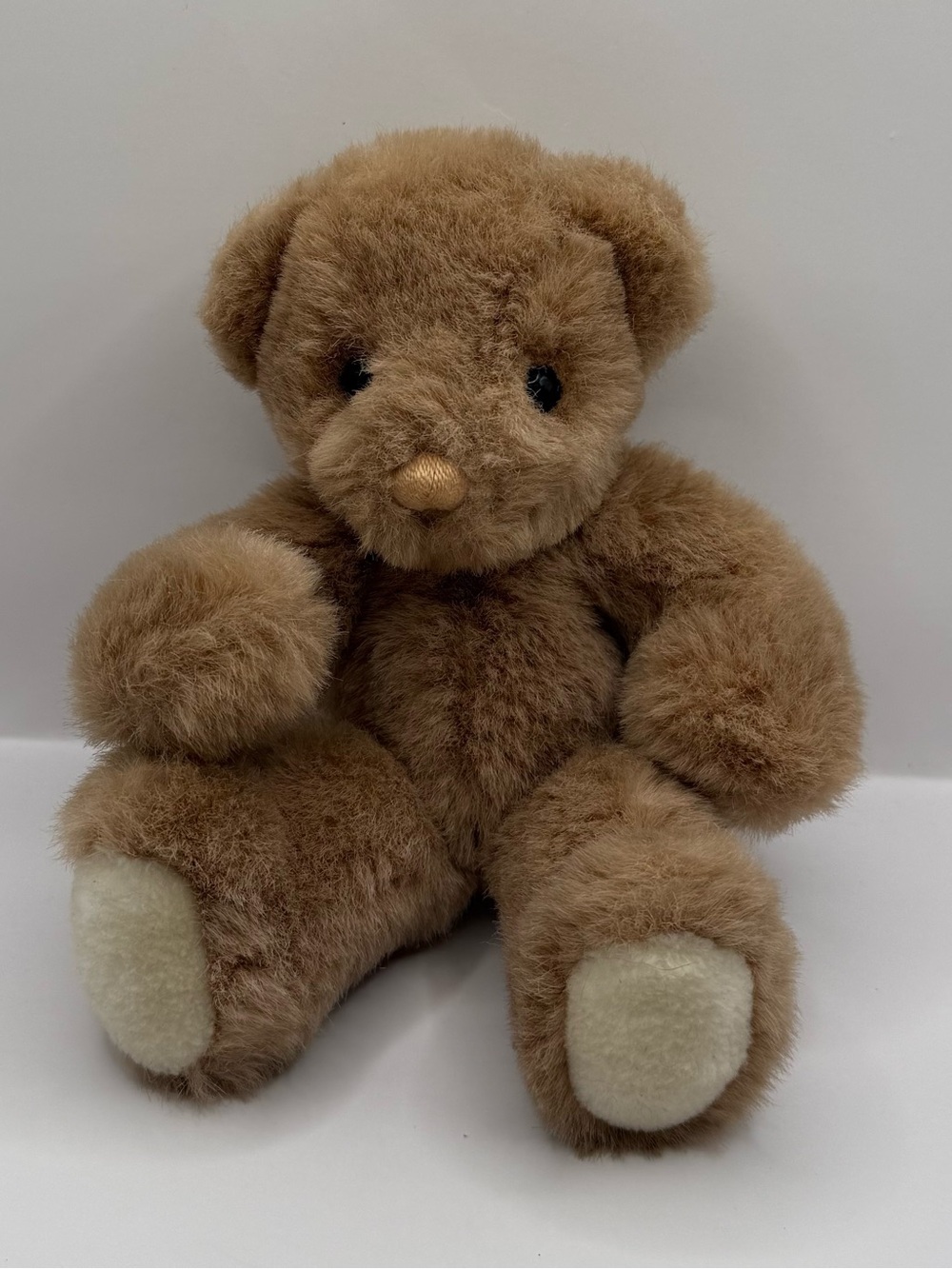 RARE Vintage GUND KinderGund Bear Plush Stuffed Animal Rattle Toy 1985
